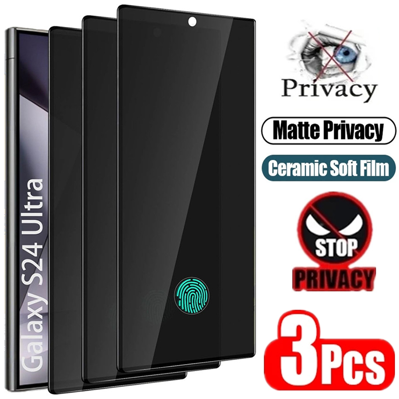 Matte Anti Glare Screen - 3 buah pelindung layar Privasi keramik