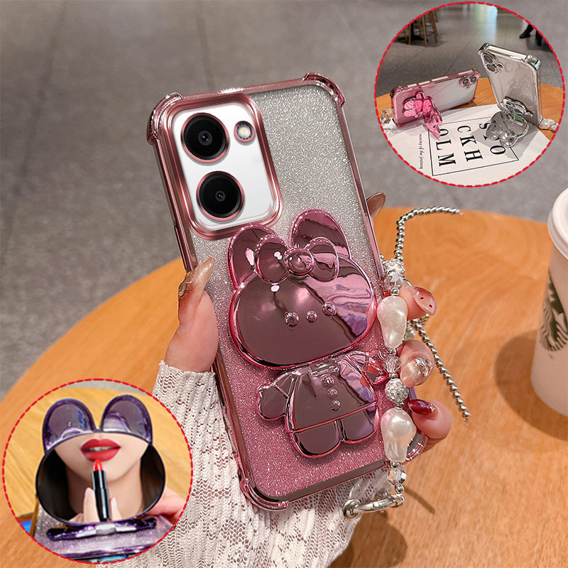 Casing Ponsel Cermin 3D Kelinc - Vivo Y28 ulasan dan harga