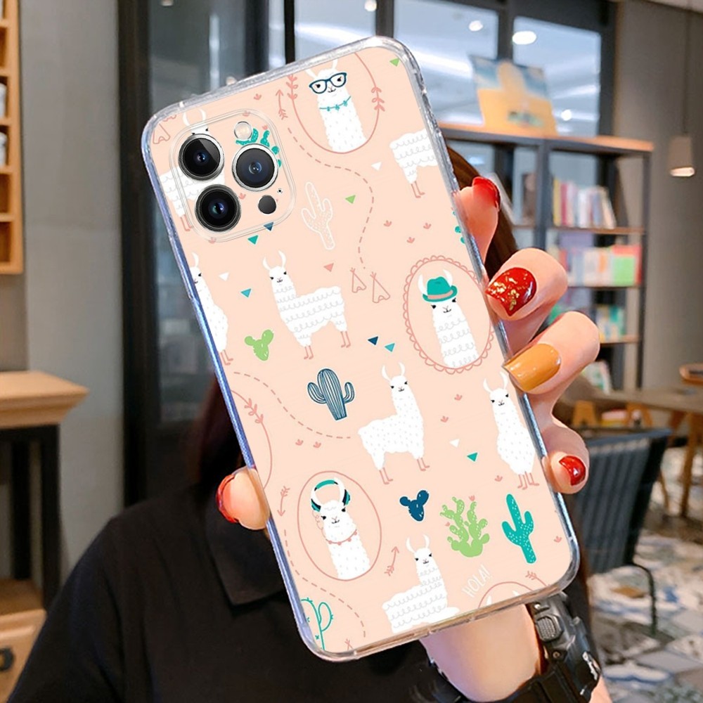 Casing ponsel kartun Lama, pel - Apple Iphone 15 Pro Max ulasan dan harga